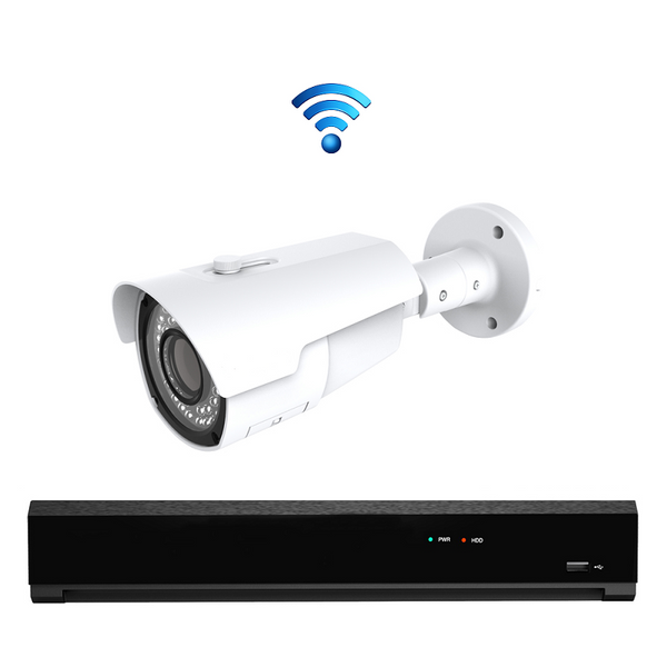 1x Draadloze Professionele 4K Ultra HD IP IR Bewakingscamera Set – POE NVR Recorder – 8 Kanaals – Nachtzicht & 1TB Opslag