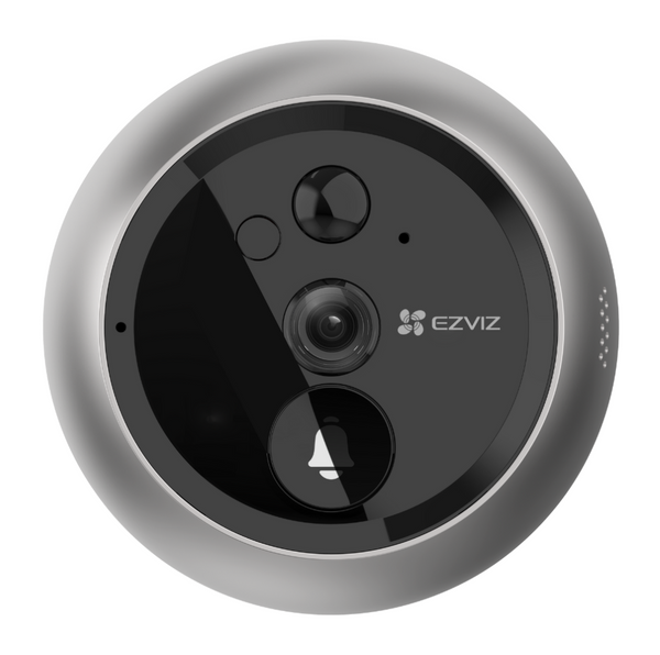 Ezviz DP2C Kijkgat Deurbelcamera met App – Slimme Draadloze Deurspion met Scherm en Nachtzicht