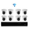 8x Draadloze Professionele 4K Ultra HD IP Dome Bewakingscamera Set – POE NVR Recorder – 8 Kanaals – Nachtzicht & 1TB Opslag