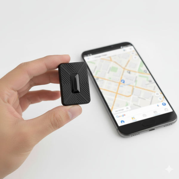 Trackitt Mini GPS Tracker met Magneet – Waterdicht – Gratis App & Sim Data – Zonder Abonnement – Geschikt voor Auto, Boot, Motor & Scooter