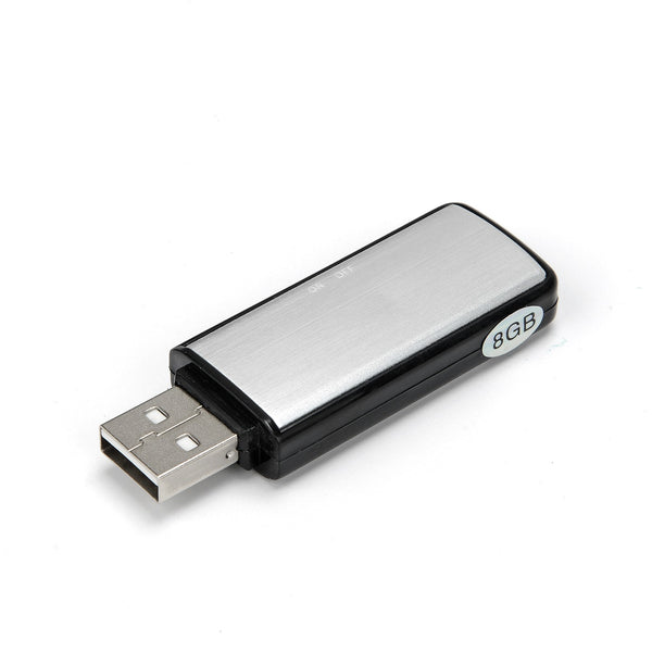 USB Voice Recorder 4GB met Geluidsdetectie – Onopvallend Opnemen