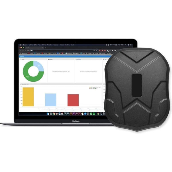 Trackitt - GPS Tracker met Magneet - Waterdicht - 90 Dagen Accu - Gratis APP/Simkaart Data - Geschikt voor Auto - Container - Machine - Boot - Motor - Scooter - GEEN ABONNEMENT NODIG