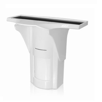 Chuango Draadloze Bewegingsmelder Solar Power – Zelfvoorzienende Buitenbeveiliging met Infrarood en Magnetron Detectie