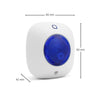 Chuango WS-105 Binnensirene – Draadloze Sirene met Flitslicht voor Extra Beveiliging