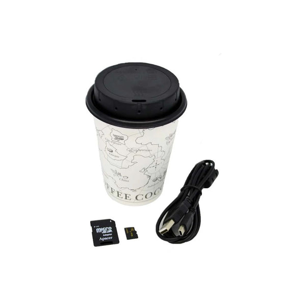 Verborgen Camera Koffiebeker 720P HD - Discrete Opname voor Binnen en Buiten