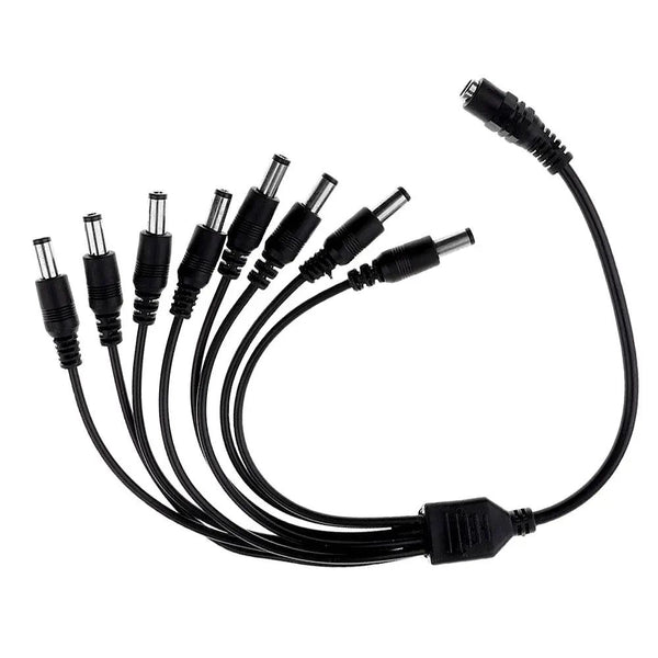 12V 8in1 Splitter – Centrale Stroomvoorziening voor Meerdere Camera’s