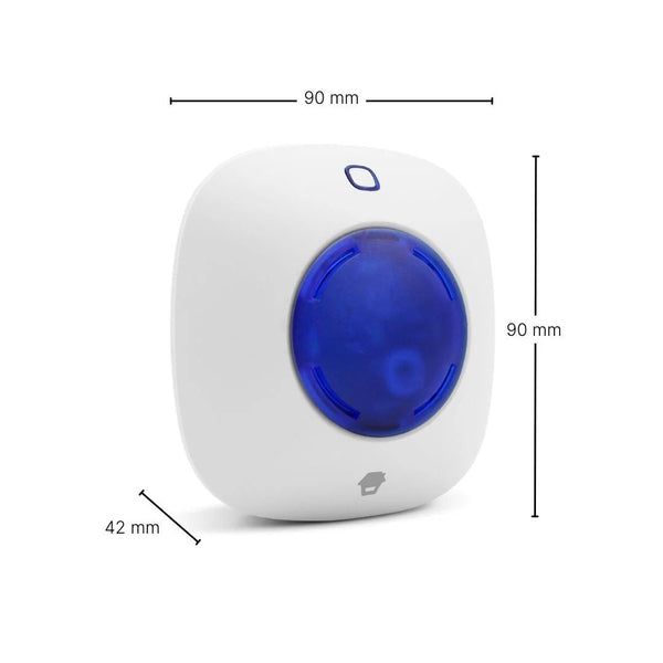 Chuango WS-105 Binnensirene – Draadloze Sirene met Flitslicht voor Extra Beveiliging