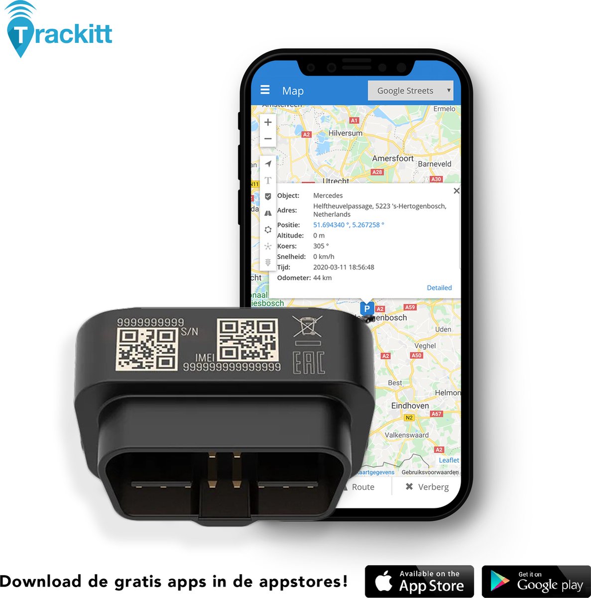 OBDII Trackitt GPS Tracker